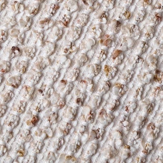 Striped Throw Pillow Covers 18x18 Set of 2 Beige Textured Boucle Chic Morden Boho Accent Farmhouse Square Decorative Couch Pillow Covers for Home Decor Bed Sofa Living Room