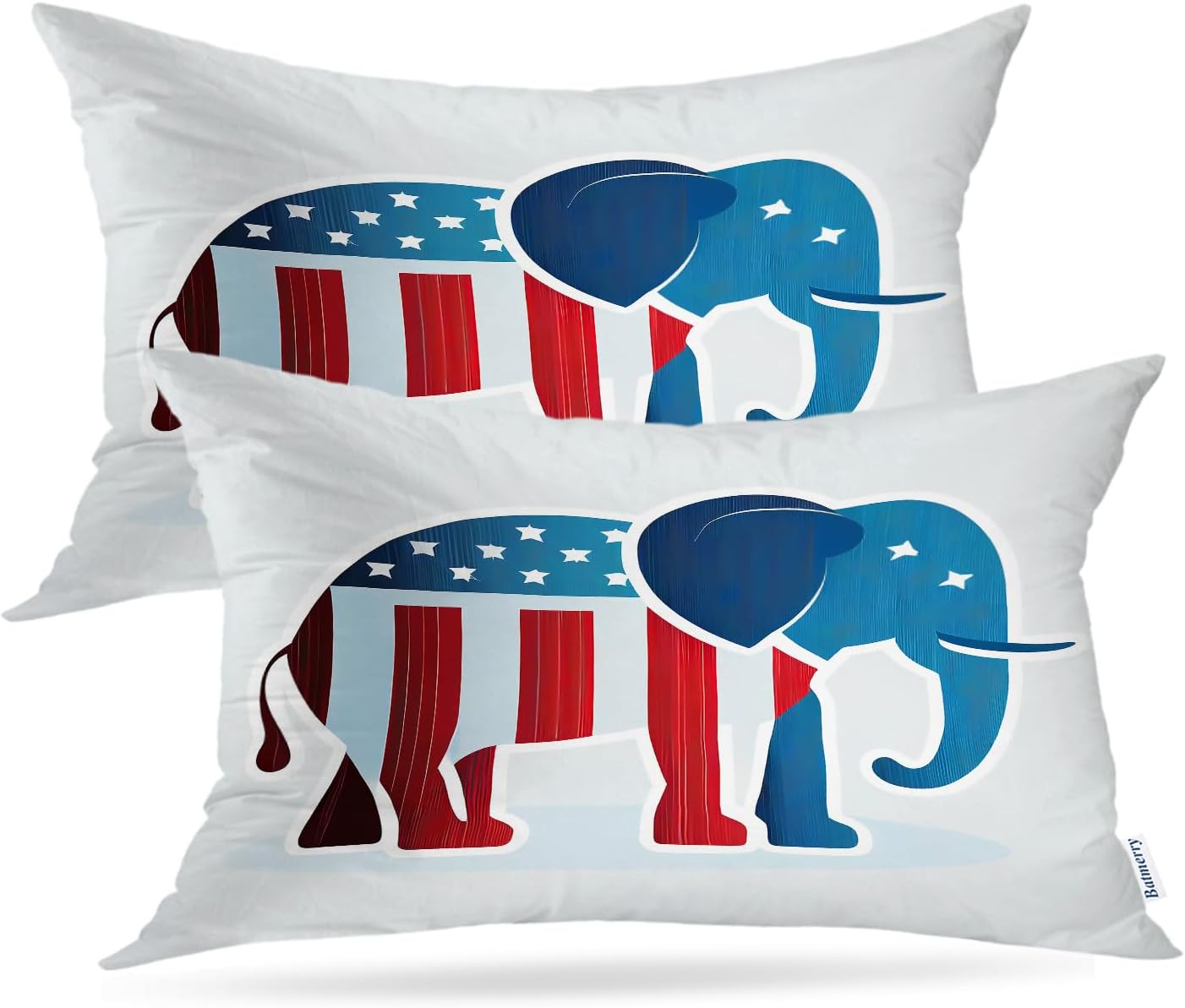 Batmerry Scottish Tartan Throw Pillow Covers, Green Wool Plaid Symmetric Square Fashion Decorative Pillow Covers Digital Printing Blended Fabric for Couch Sofa Bed Invisible Zipper 24X24 in(Set of 2)