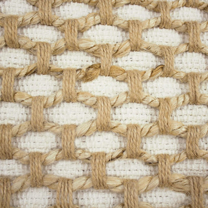 Boho Living 18x18 White Throw Pillow Covers Pillow Insert not Included - Boho Pillow Covers Only, Pack of 2