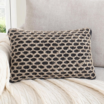 Boho Living 18x18 White Throw Pillow Covers Pillow Insert not Included - Boho Pillow Covers Only, Pack of 2