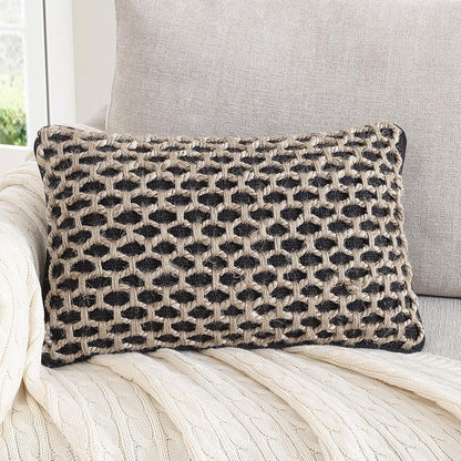 Boho Living 18x18 White Throw Pillow Covers Pillow Insert not Included - Boho Pillow Covers Only, Pack of 2